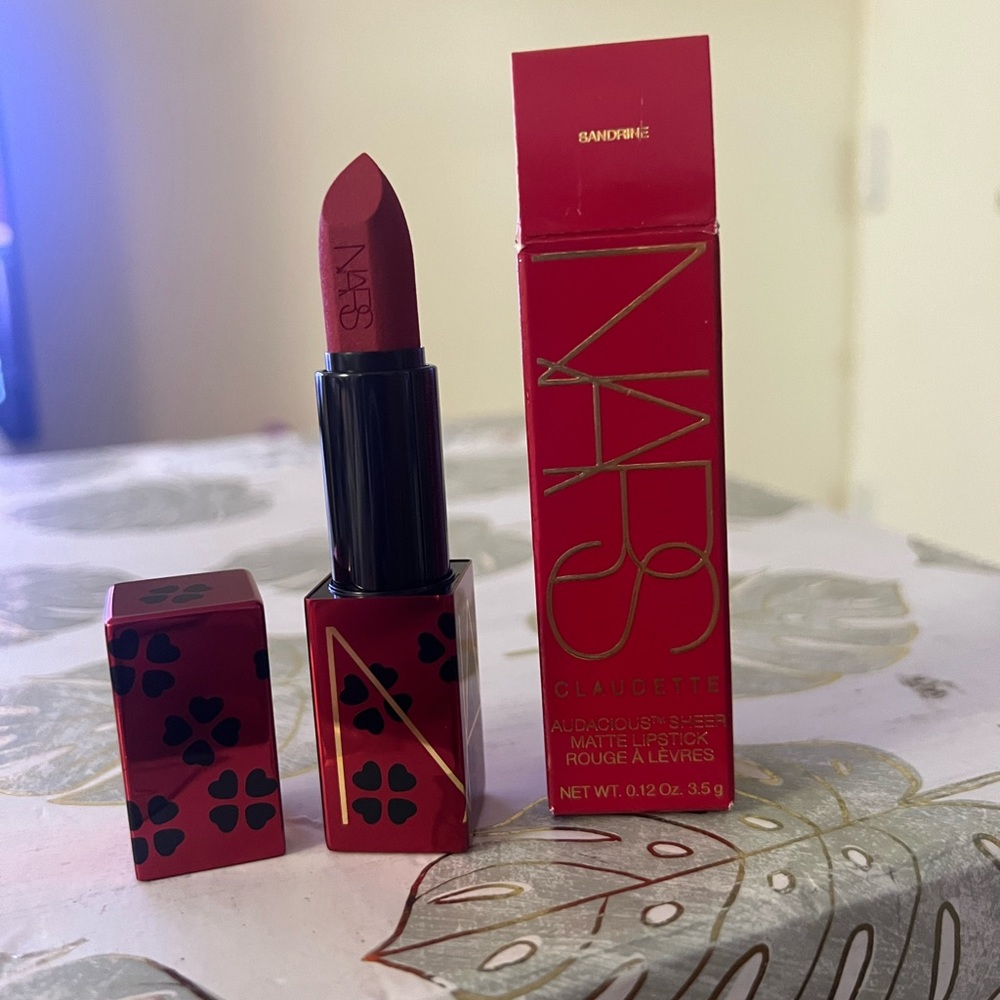 NARS Claudette audacious sheer matte lipstick Sandrine limited edition brand new